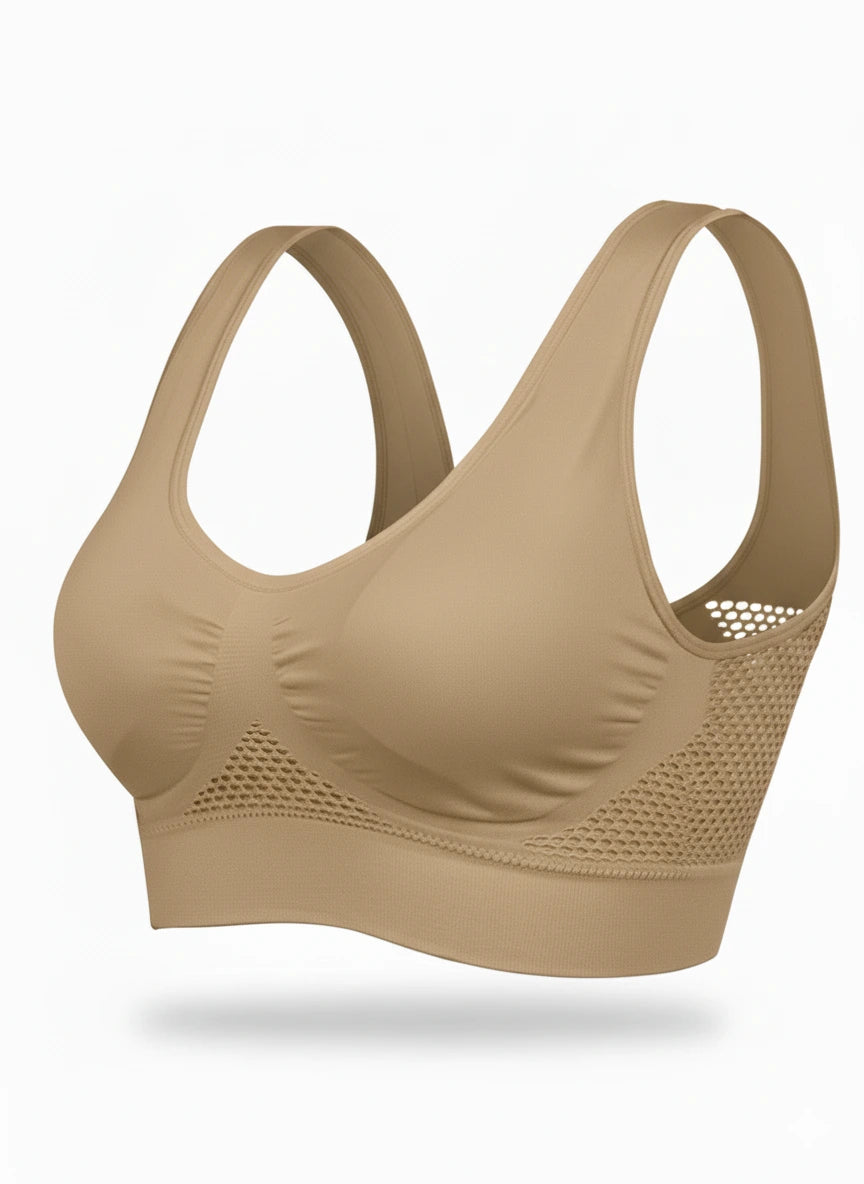 Roonisa Seamless Ultra-Breathable Air Bra – Wireless Comfort Bra