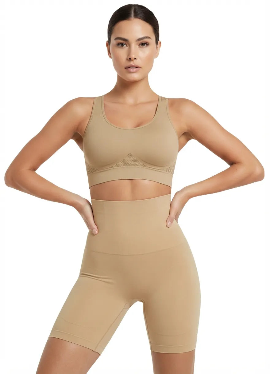 Roonisa High-Waist Body Shaper – Seamless Tummy Control Short