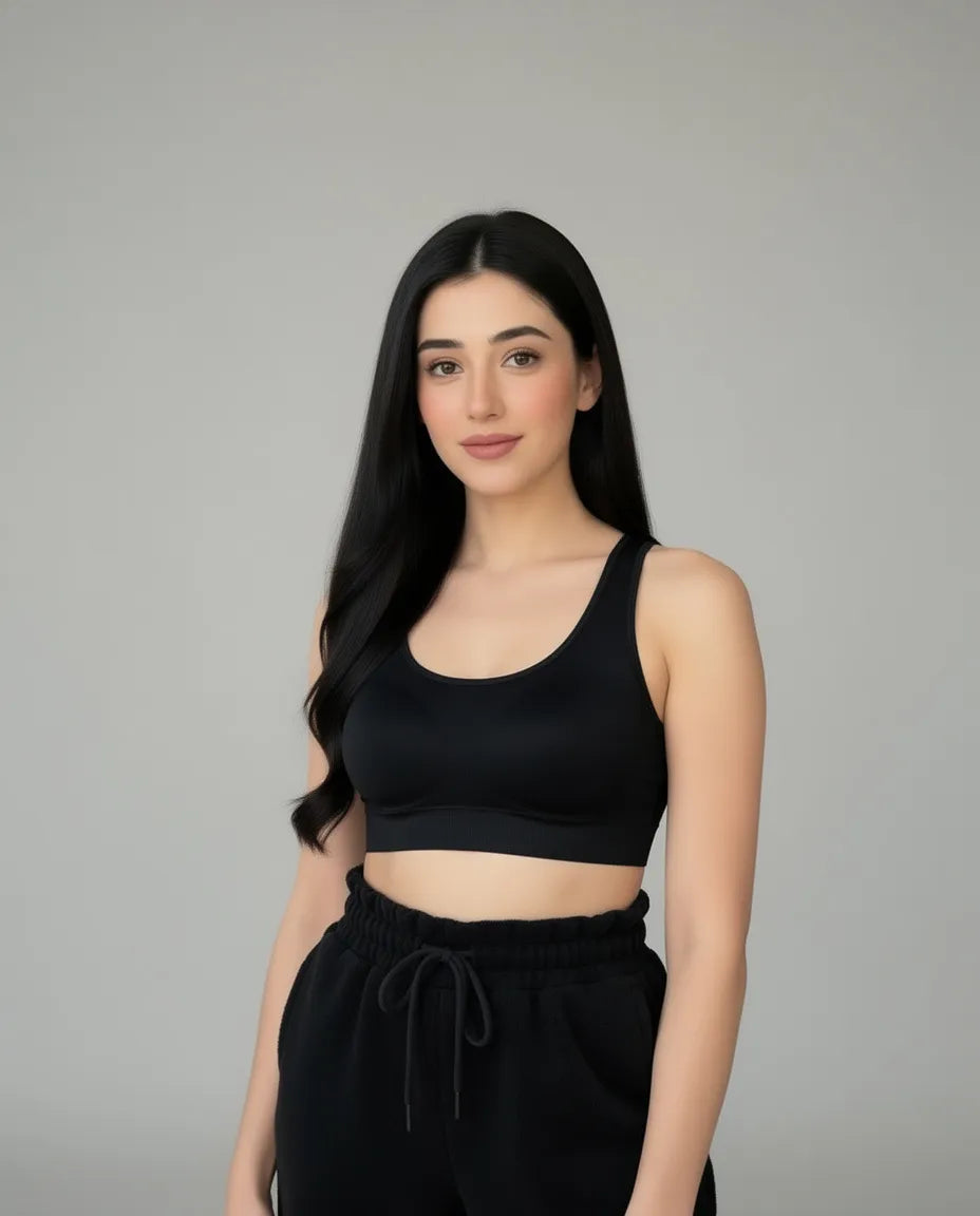 Roonisa Seamless Cotton Bra – Wireless Everyday Comfort