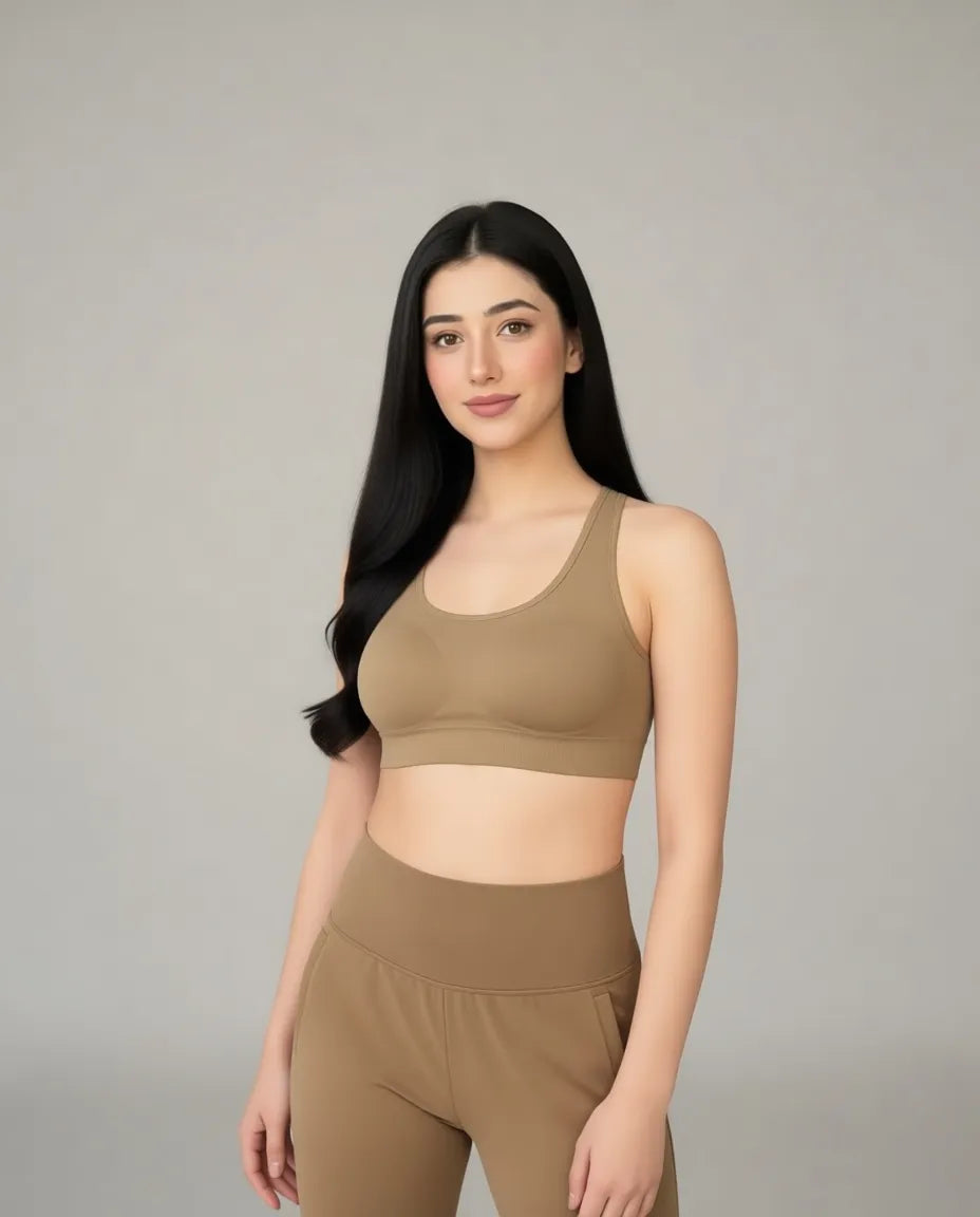 Roonisa Seamless Cotton Bra – Wireless Everyday Comfort