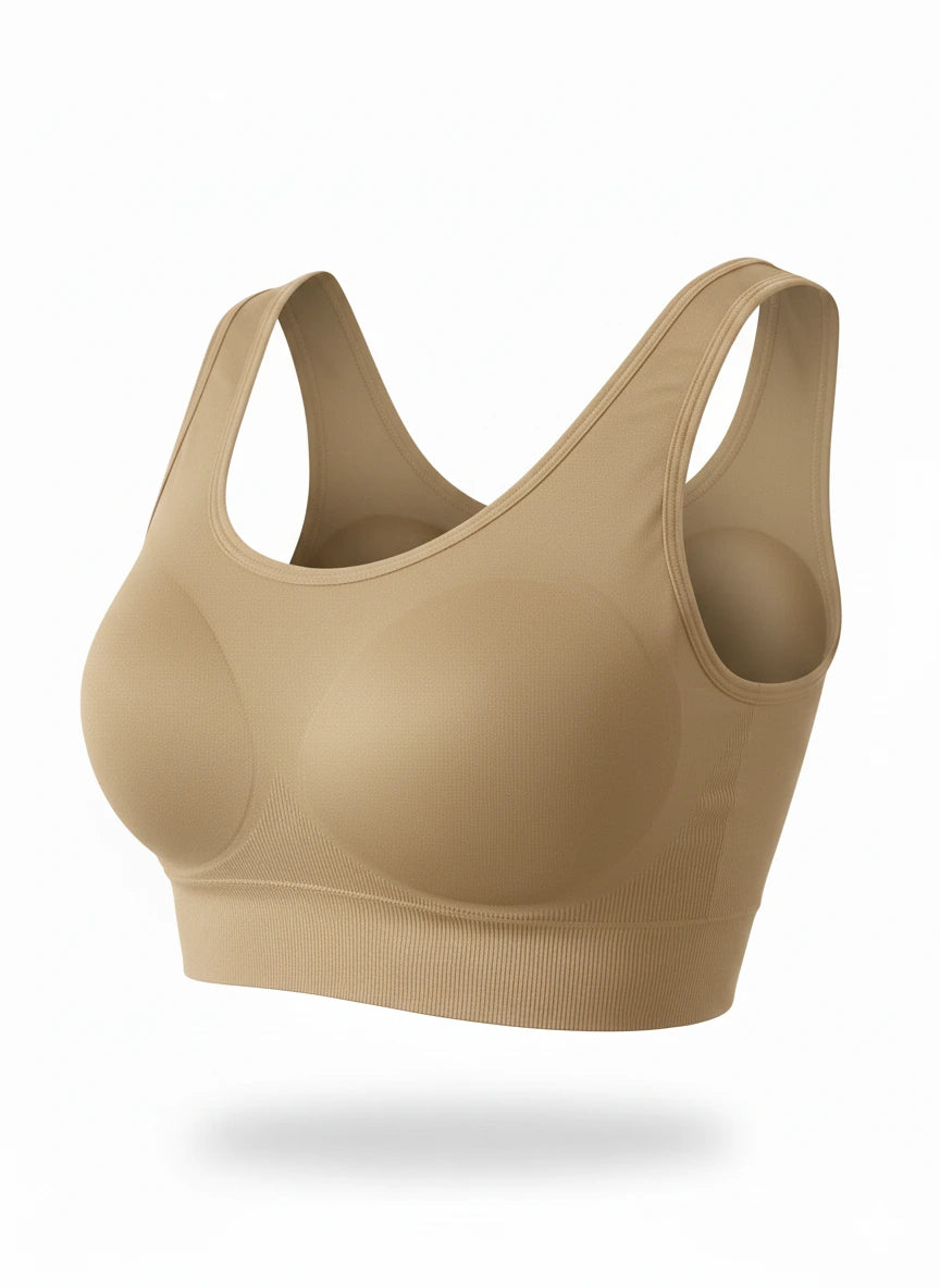 Roonisa Seamless Cotton Bra – Wireless Everyday Comfort